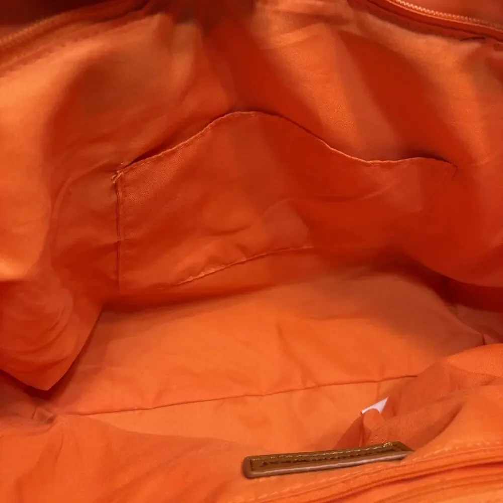 Montana West Purse Carry Tote Handbag Zip Orange‎ F5